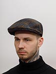 Кепка WIGENS арт. 101726 IVY MODERN CAP (коричневый / синий)